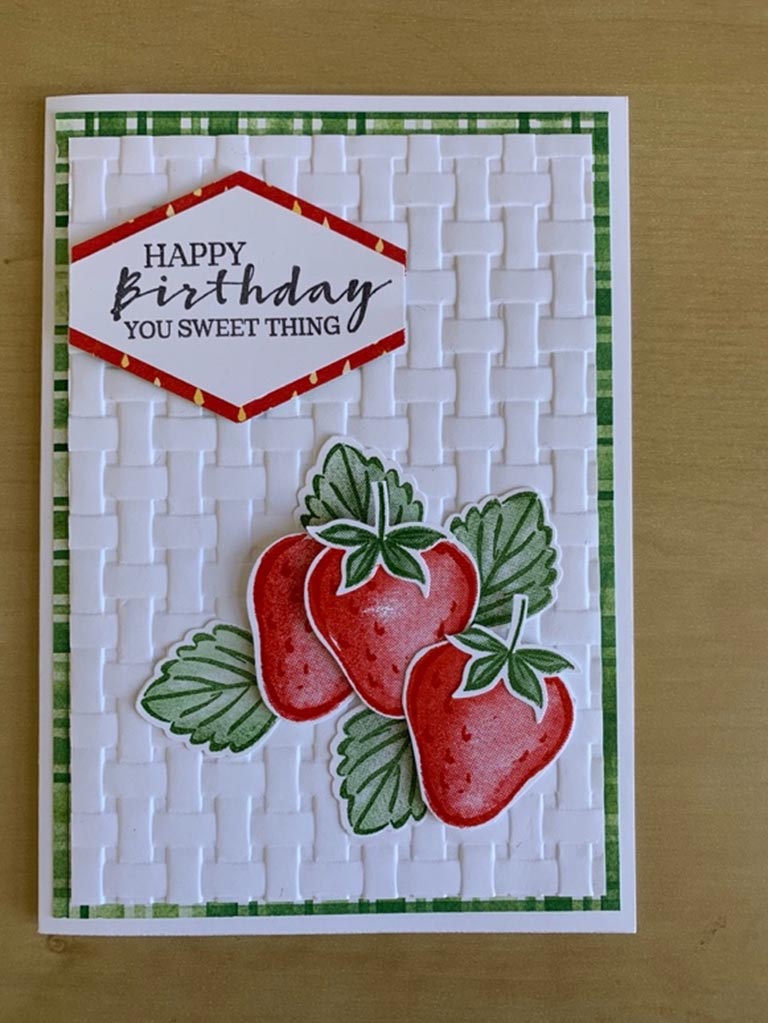 Strawberry Card