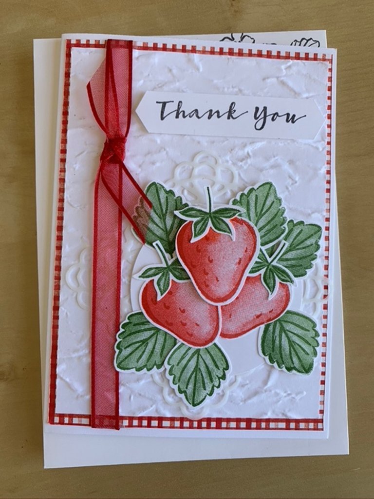 Strawberry card