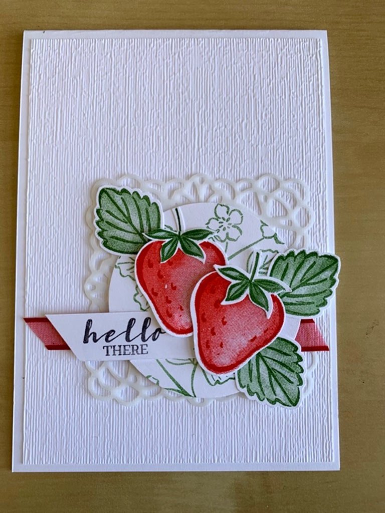 Strawberrt card