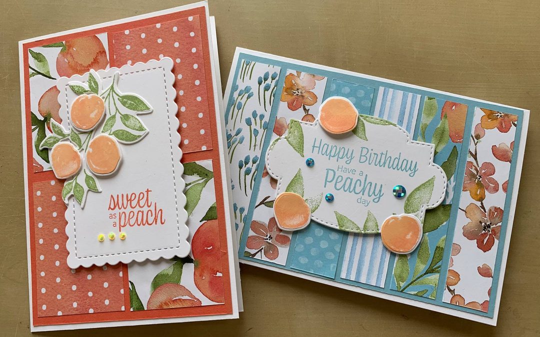 Sweet as a peach cards