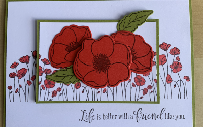 Painted Poppies cards