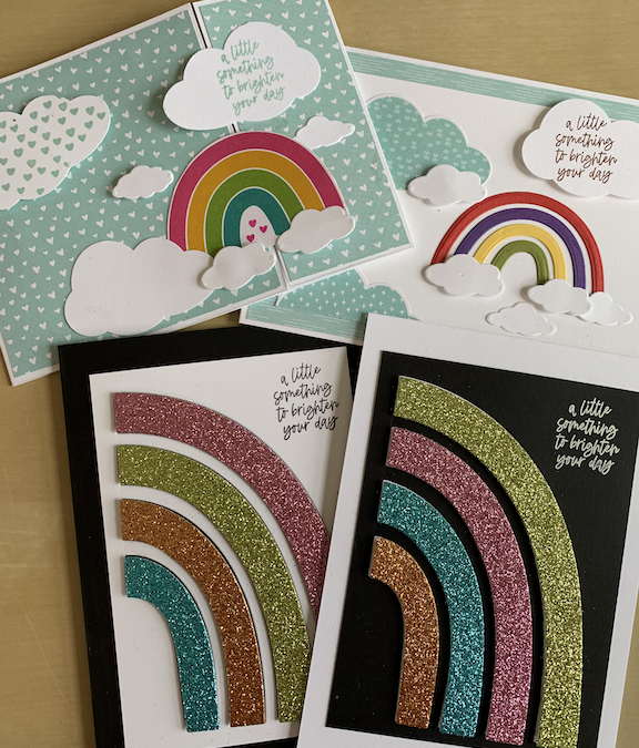 Rainbow happiness cards