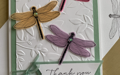 Vellum dragonfly card 1