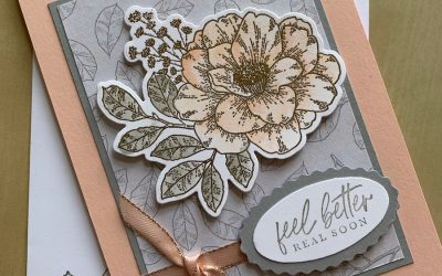 How to use watercolour on an embossed image