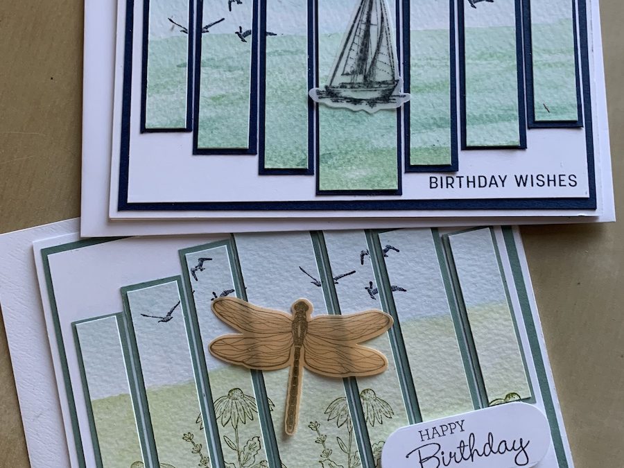 How to make a watercolour panel card