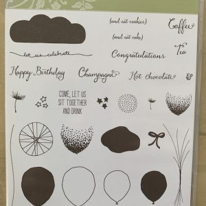 Balloon Celebration stamp set