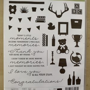 Bookcase Builder stamp set