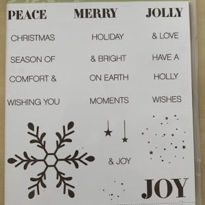 Holly Jolly Greetings stamp set