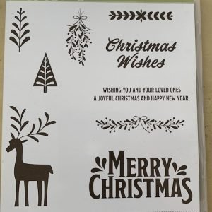 Merry Mistletoe stamp set