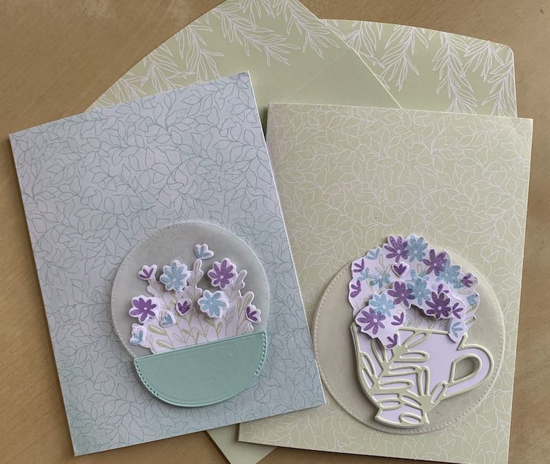 How to find ideas for cardmaking 3: Use a prepared card base