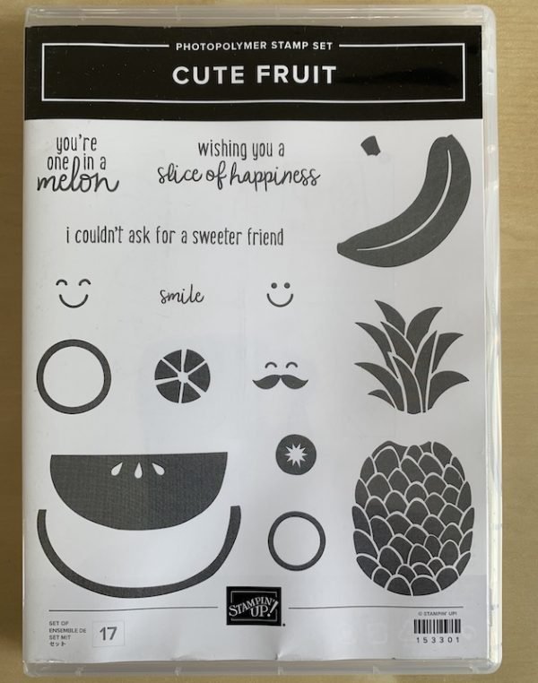 Cute Fruit stamp set