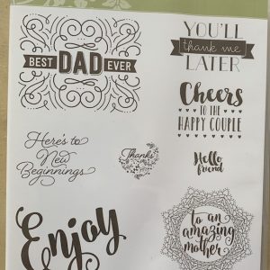 Everyday Tags stamp sets