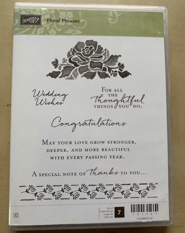 Floral Phrases stamp set