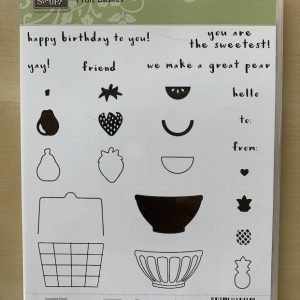 Fruit Basket stamp set