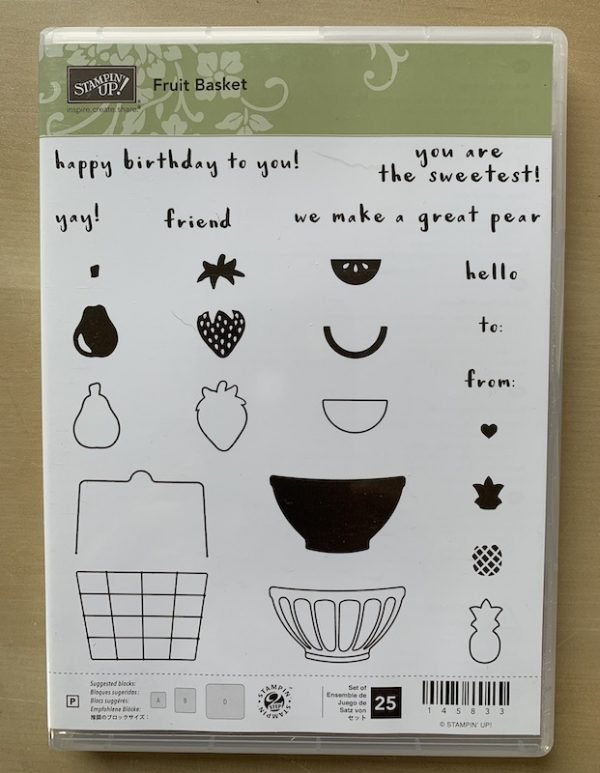 Fruit Basket stamp set