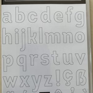 Lined Alphabet