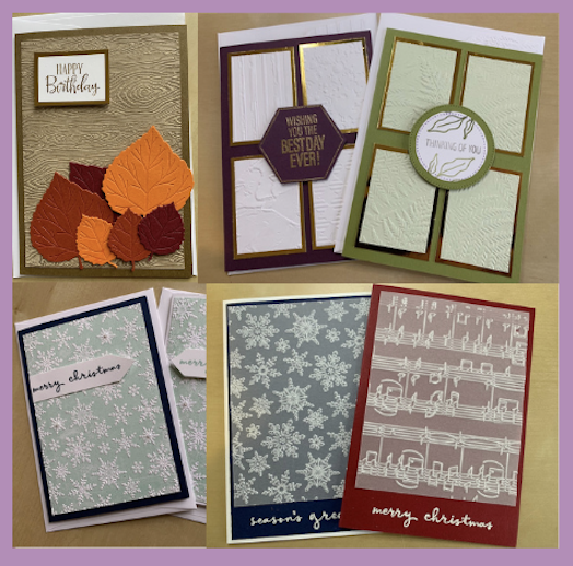 Five ideas for using embossing folders