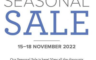 Seasonal Sale: FOUR DAYS ONLY