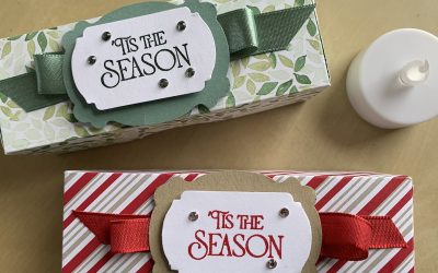 How to make a tea light gift box: Christmas Countdown Week 9