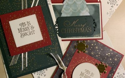 Tech 4 Stampers December blog hop: Celebrate Three Christmas Cards