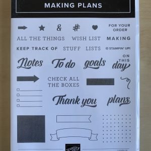 Making plans stamp set