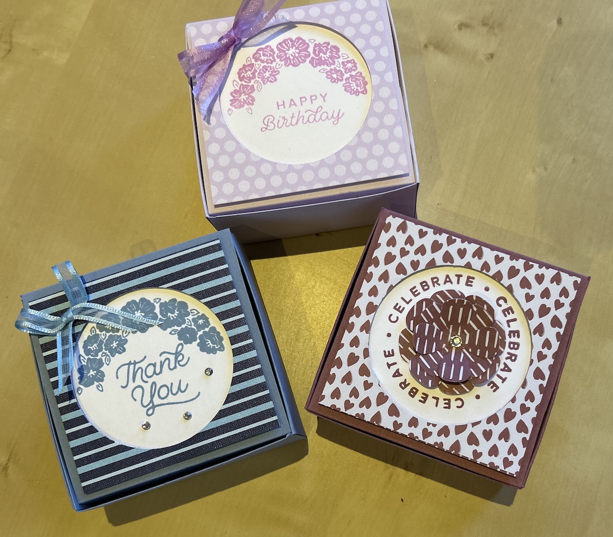Square Metal Box Making How to make a sturdy square box - Crafty Carol's Cards