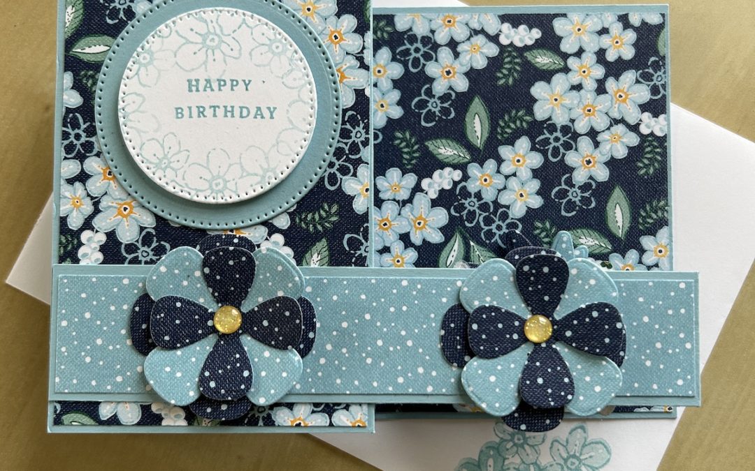 T4S blog hop: How to make a Double Z fold card