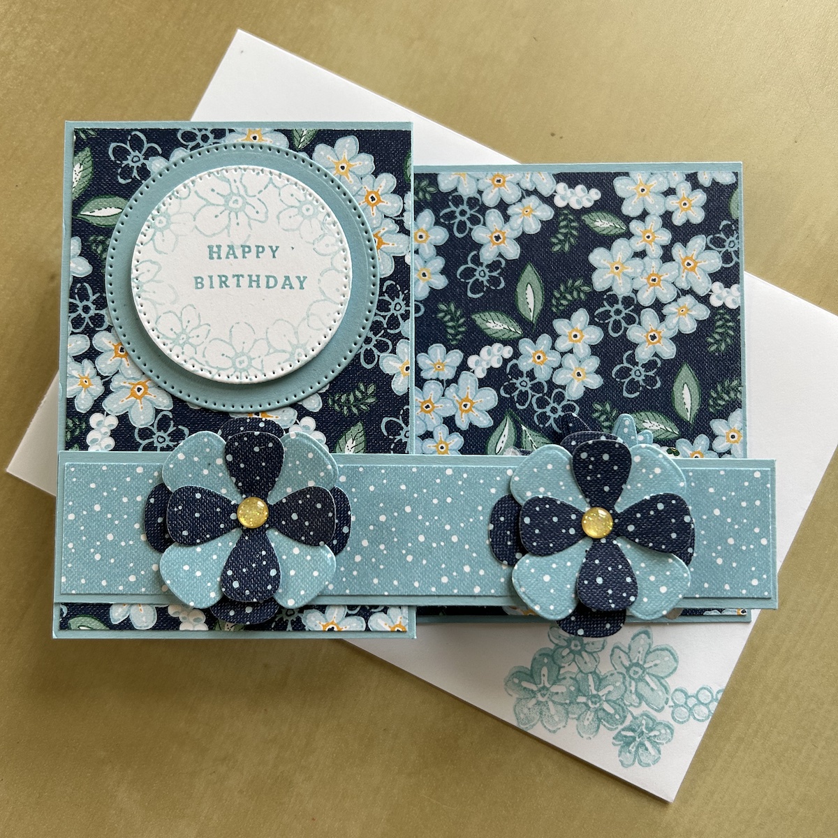 T4S blog hop: How to make a Double Z fold card - Crafty Carol's Cards