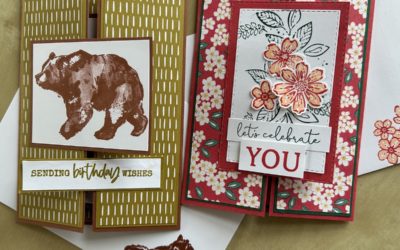 How to make a floating panel gatefold card