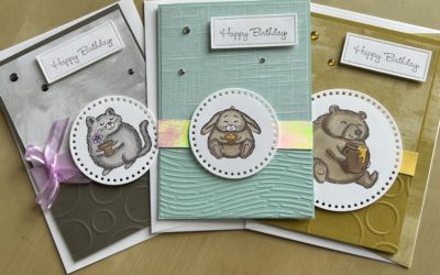 How to make a simple layout Fluffiest Friends card