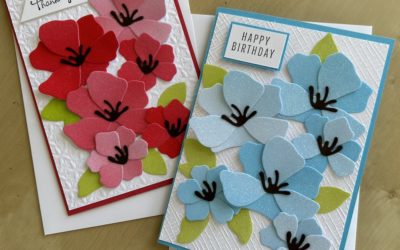 How to make a Translucent Florals die-cut card