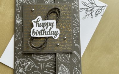 How to make a double flap card