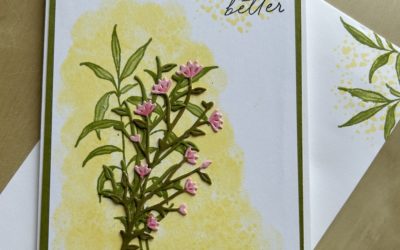 How to make a daubed background card