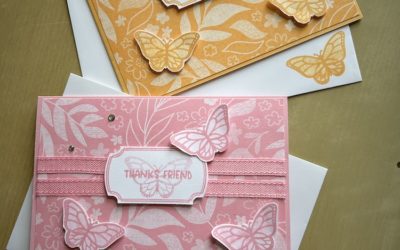 How to make monochrome butterfly cards