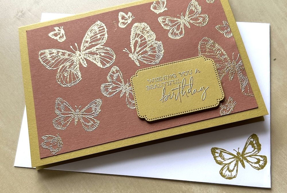 How to make a simple heat embossed card