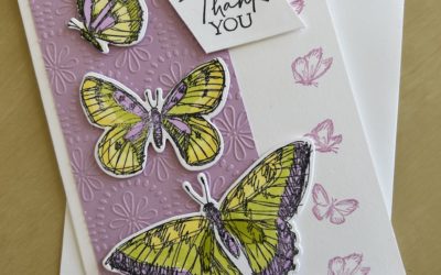 How to make a simple Sketched Butterfly card