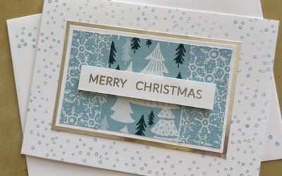 How to make a easy panel Christmas card