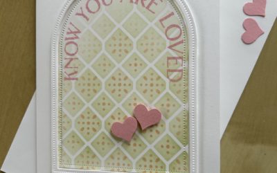 How to make a Valentine’s arch card