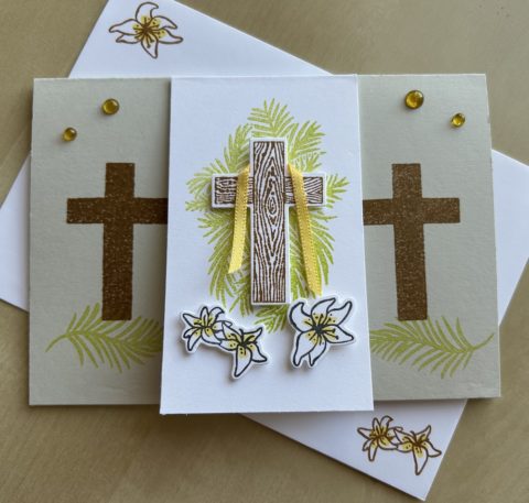 How to make a centre flap panel Easter card - Crafty Carol's Cards