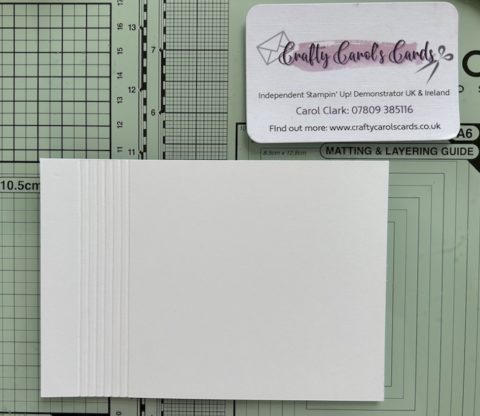 How to make a simple three panel card - Crafty Carol's Cards