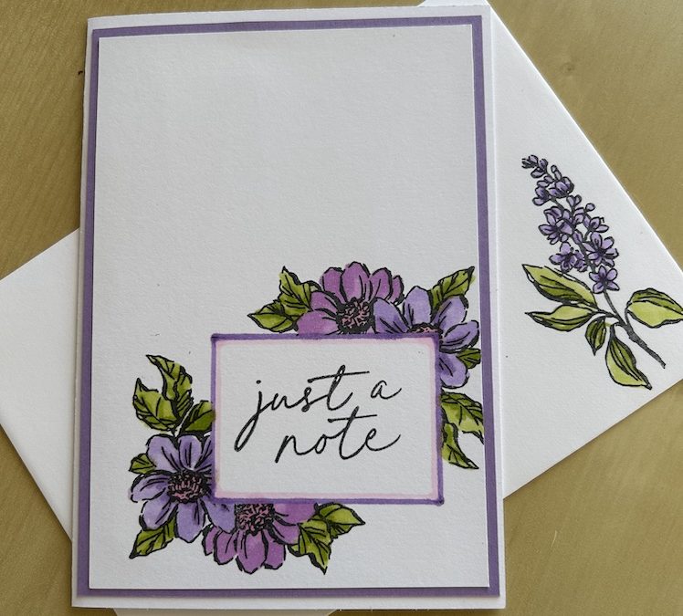 How to make a simple masked card