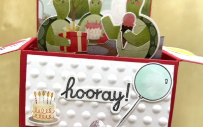 How to make a turtle pop-up box card
