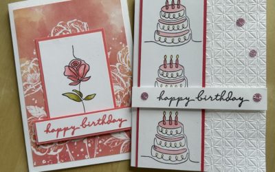 More quick and easy Along These Lines cards