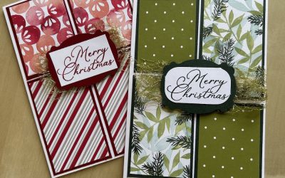 Christmas cards from DSP scraps