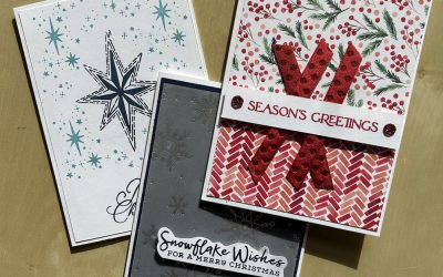 Three simple stamping cards