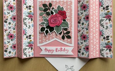 How to make a side pleat card