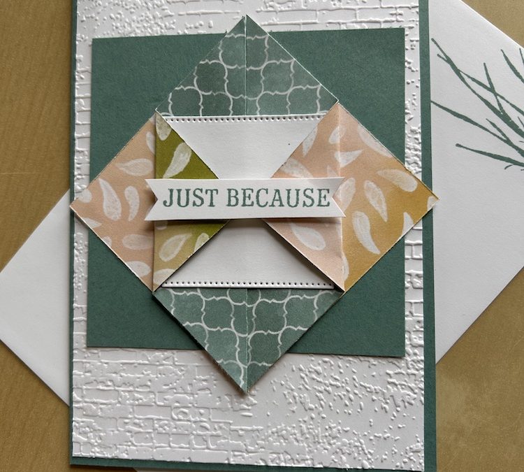 Squared quilt card