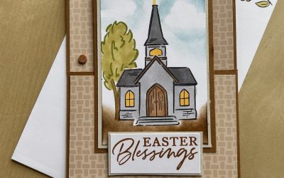 How to make an Easter Dutch Barn fold card