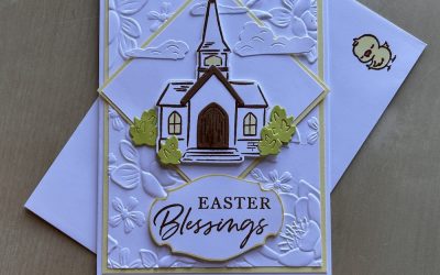 How to make an Easter diamond card
