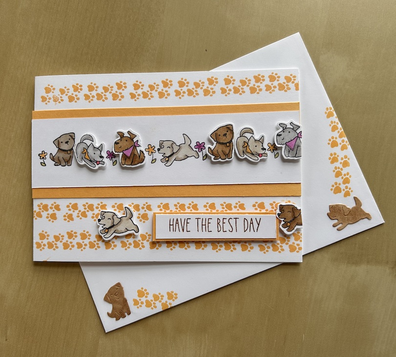 How to make a simple centre panel card - Crafty Carol's Cards
